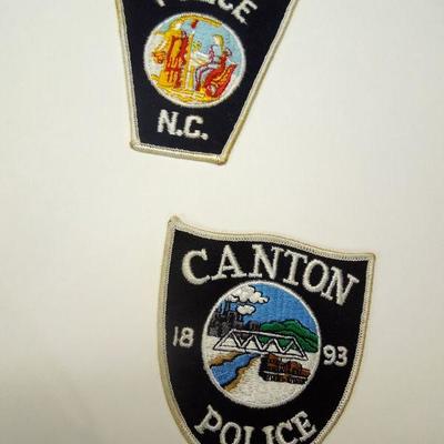 Lot 137:  Sixteen Vintage Embroidered NC Police Patches