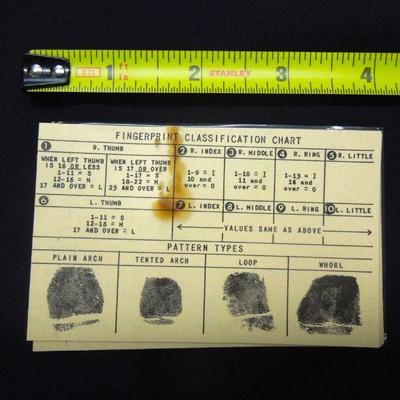 Lot 138: Vintage 1960's FBI Collectibles with Crime Scene Images