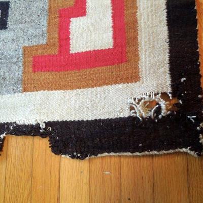Lot 275: Vintage Native American Woven Rug 