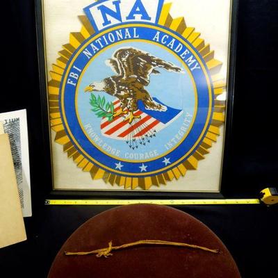 Lot 138: Vintage 1960's FBI Collectibles with Crime Scene Images