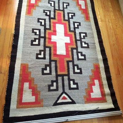 Lot 275: Vintage Native American Woven Rug 