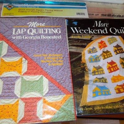 Lot 186: Quilting Frames, Books and Tools