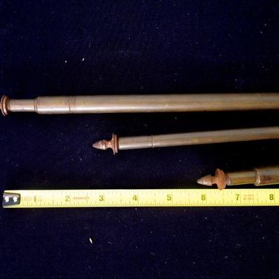 Lot 201: Group of Antique Vintage Books and Antique Brass LegTripod