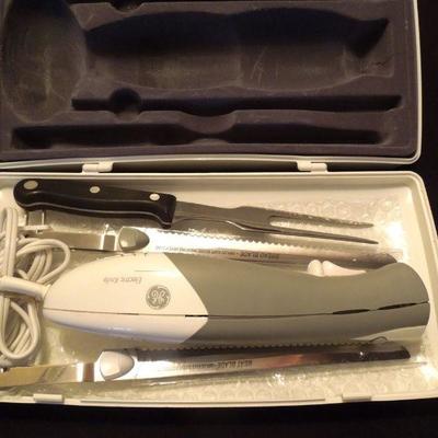 Lot 177: Clothes Iron; Handmixer and Electric Carving Knife