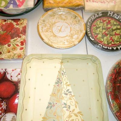 Lot 273: Stacking Shelves, Bins, Bathroom Scales, Lightbulbs and Paper Goods