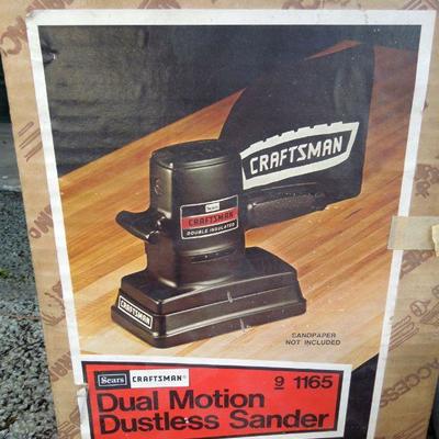 Lot 275: Hand Truck, Orbital Sander, Sawbucks and Hardware