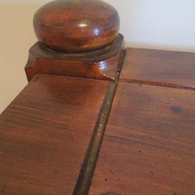 Lot 180: Block Style Heavy Wood Coffee Table