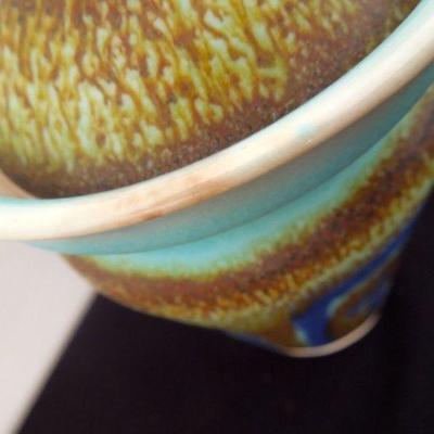 Lot 212: G. Bunker Lidded Vase Porcelain Studio Pottery 1970's
