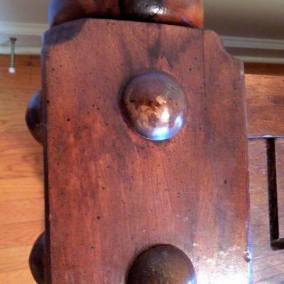 Lot 180: Block Style Heavy Wood Coffee Table