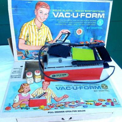 Lot 223: 1960's Toys Incuding Mattel Vac-U-Form and Barbie Austin Healey 