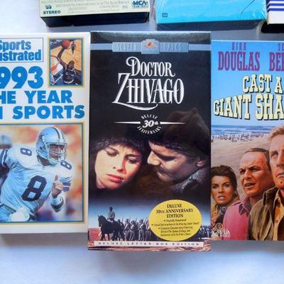 Lot 113: Zenith VCR and 20 Classic VHS Tapes