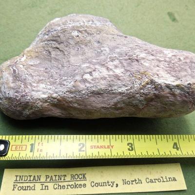 Lot 276: Large NC Cherokee Nation et al Relics and Arrowheads in Glass Case