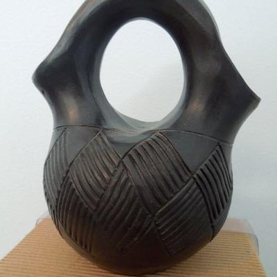 Lot 198: Vintage Cherokee Pottery, Carved and Turned Wood