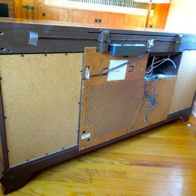 Lot 111: Vintage GE Solid State Stereo Console w/ Manual and Specs