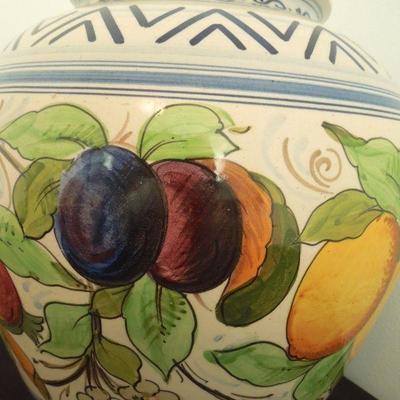 Lot 217: Antique italian Large Urn and Czech Pitcher