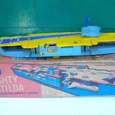Lot 226: 1960's Remco Giant Motorized Aircraft Carrier in Box