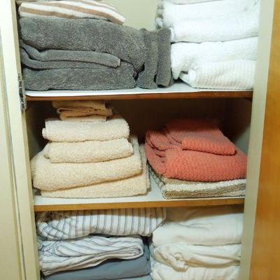 Lot 156: Closet Full of Linens