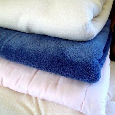 160: Twin Electric Blanket, Two Other Blankets and Qulit