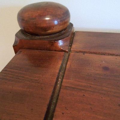 Lot 180: Block Style Heavy Wood Coffee Table