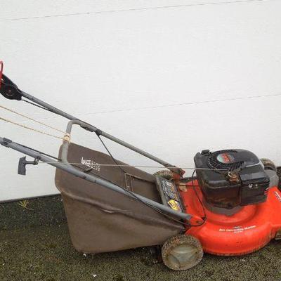 Lot 243: Scotts  Briggs and Stratton 6 HP Motor Gas Mower with Bag