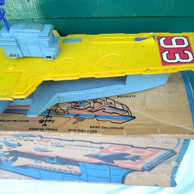 Lot 226: 1960's Remco Giant Motorized Aircraft Carrier in Box