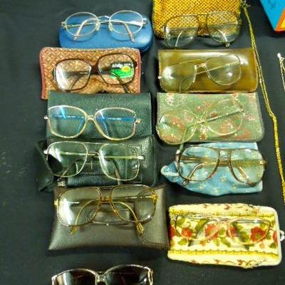 Lot 66: Vintage Eyewear, Jewelry and Shoeshine