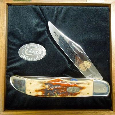 Lot 136: State Bureau of Investigation Collectibles with Knife