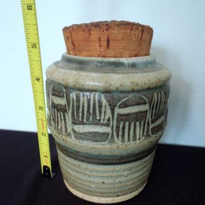 Lot 271: Three 1970's Studio Pottery Pieces by Michael Pitts 