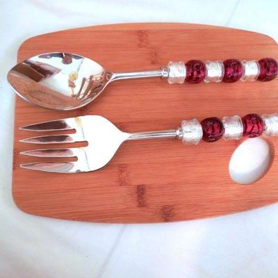 Lot 164: Assorted Hostess Serving Pieces, etc