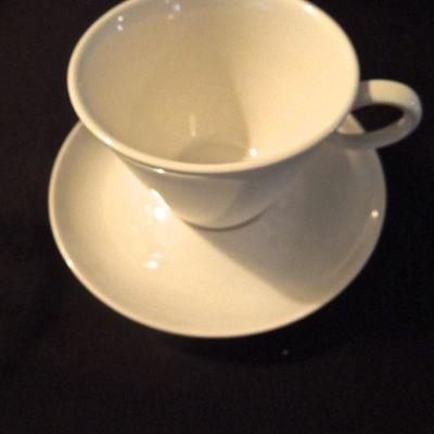 Item 171: Vintage Franciscan Ironstone Dishes and Cutglass Drinking Glasses