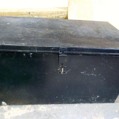 Lot 245: Large Lot of Power Tools in Boxes, Old Metal Tool Box and more