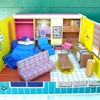 Lot 225: 1960's Barbie Dreamhouse w/Furniture and Accessories