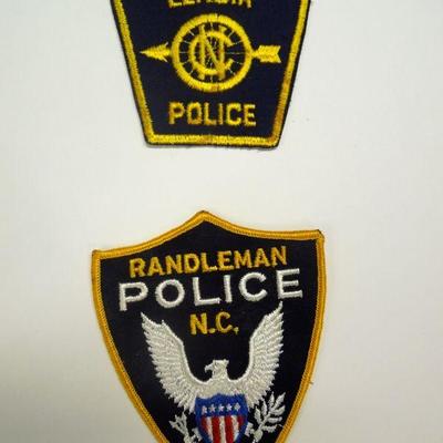 Lot 137:  Sixteen Vintage Embroidered NC Police Patches