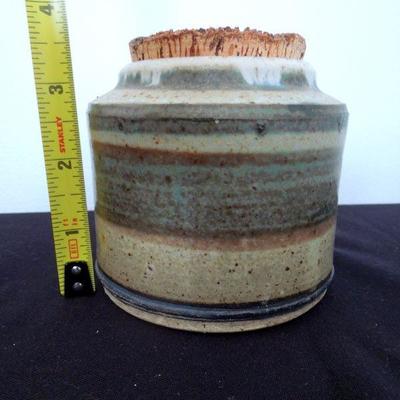 Lot 271: Three 1970's Studio Pottery Pieces by Michael Pitts 