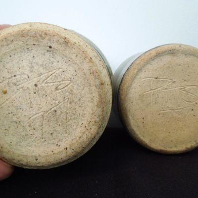 Lot 271: Three 1970's Studio Pottery Pieces by Michael Pitts 