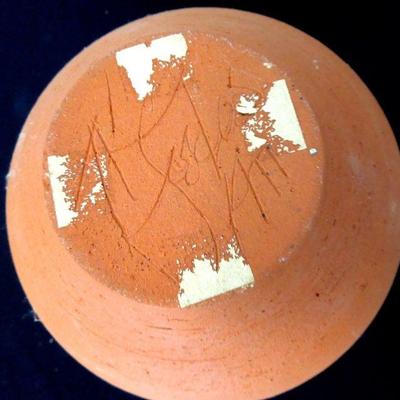 Lot 274: 1970's Studio Pottery Terracotta Covered Ovoid Vessel