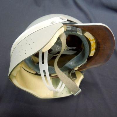 Lot 141: Vintage NY Police Riot Helmet with Chin Strap