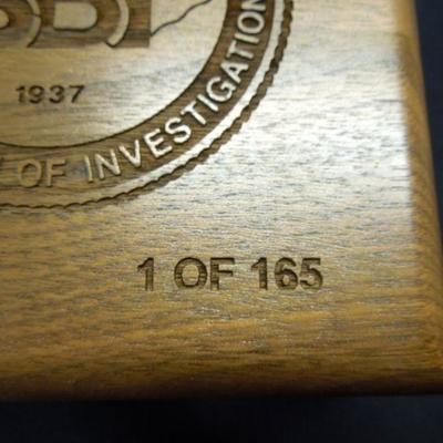 Lot 136: State Bureau of Investigation Collectibles with Knife