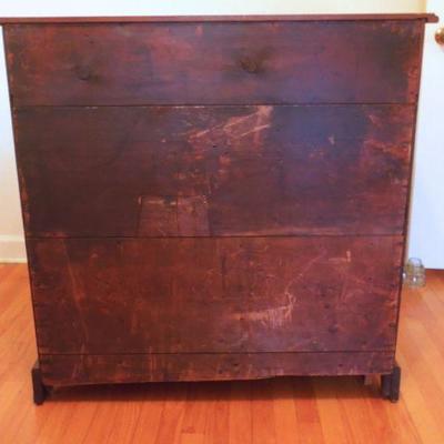Lot 82: Pennsylvania Chippendale Cherry Chest of Drawers c. 1890 
