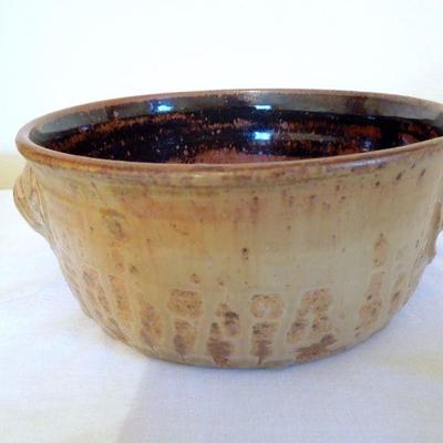 Lot 151: Carved Wood Boards and Local Pottery