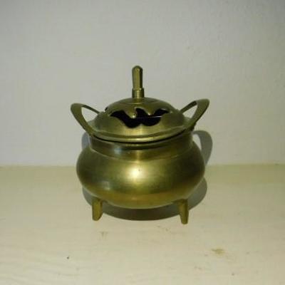 Brass Incense Pot