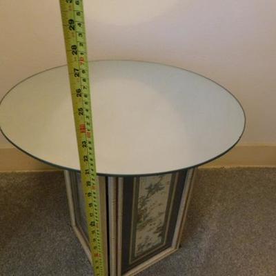 Four Hinged Panel Table Base with Mirror Top 23