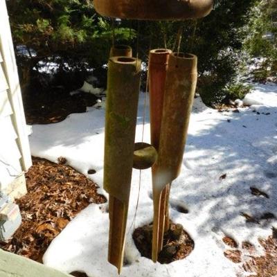 Bambo Stalk Hand Carved Wind Chimes