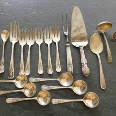 20 Pieces of Sterling Silver Flatware