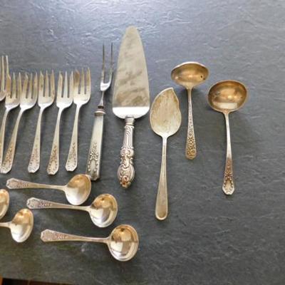 20 Pieces of Sterling Silver Flatware