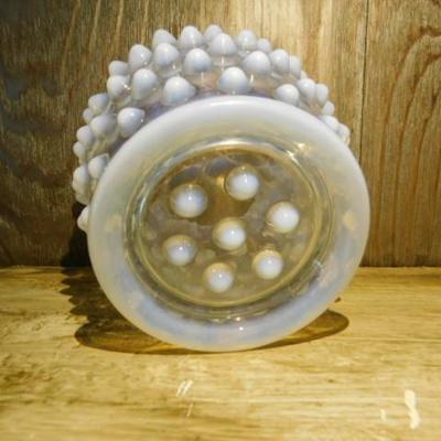 Exagerated Hobnail Opalescent  Vase 4.5