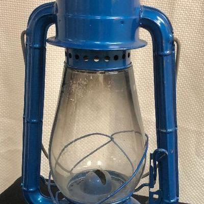 Blue Kerosene gas Lantern 