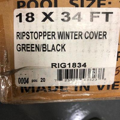RipStoper Winter pool Cover for above ground pool