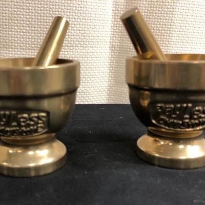Pair of mortar and pestle  Lot 1 - Payless Drug Store 
