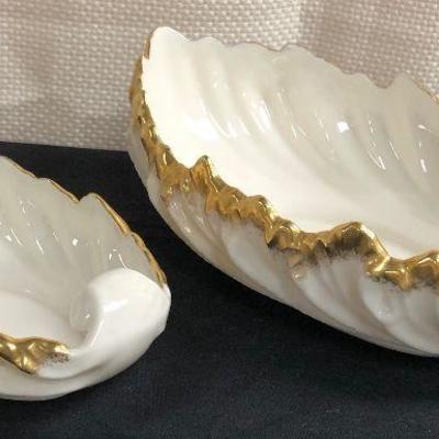 Lenox pair of serving dishes - Gold